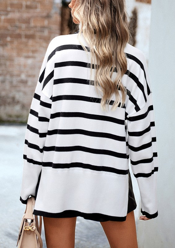 Women Mock Neck Sweater
