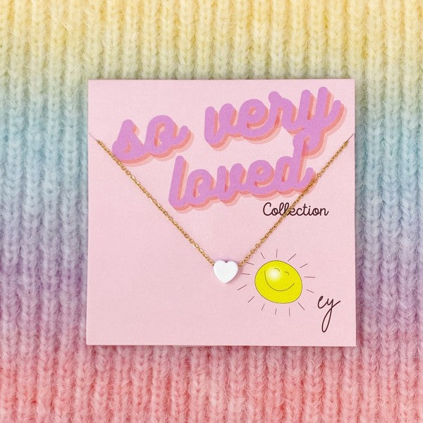 So Very Loved Heart Necklace