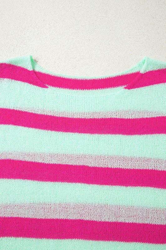 Stripe Round Neck Sweater