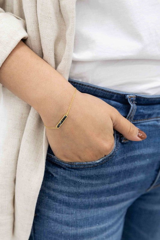 Marble Bar Bracelet