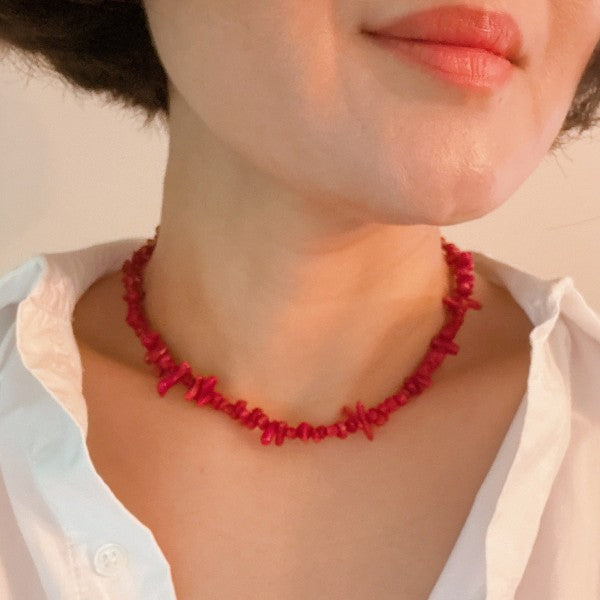 White Sands Coral Reef Necklace – Gold-Plated Coas
