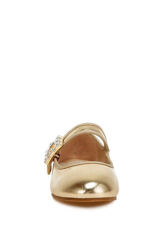 Upstage Brooch Mary Jane Ballerinas