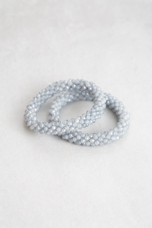 Beaded Rope Bracelet Frost