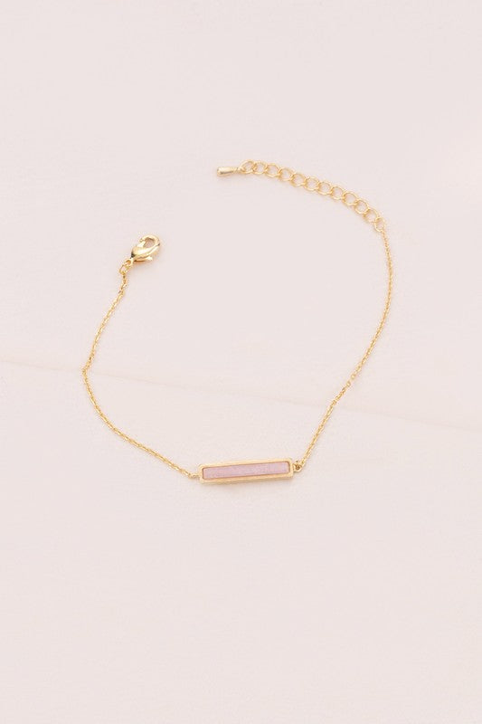 Marble Bar Bracelet