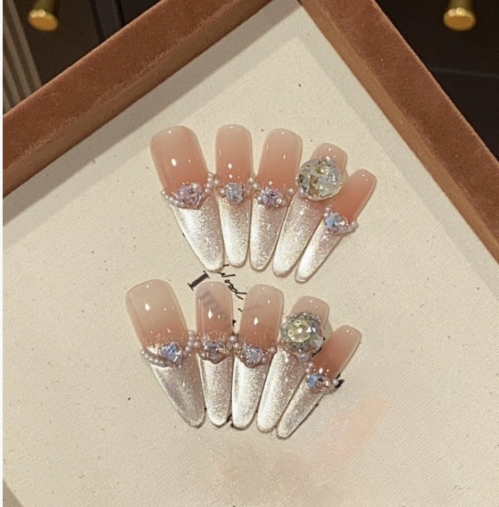 1033- Handmade press on nails fake nails removable