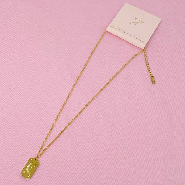 Mystical Moon And Stars Necklace