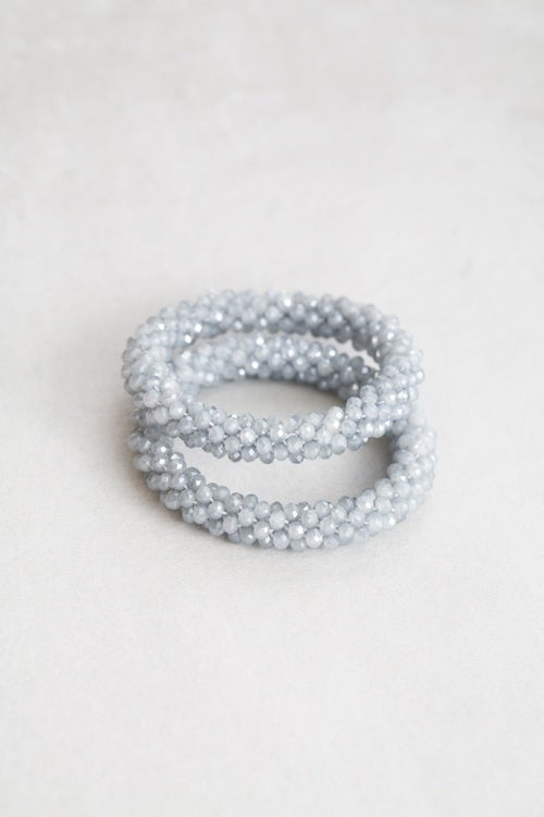 Beaded Rope Bracelet Frost