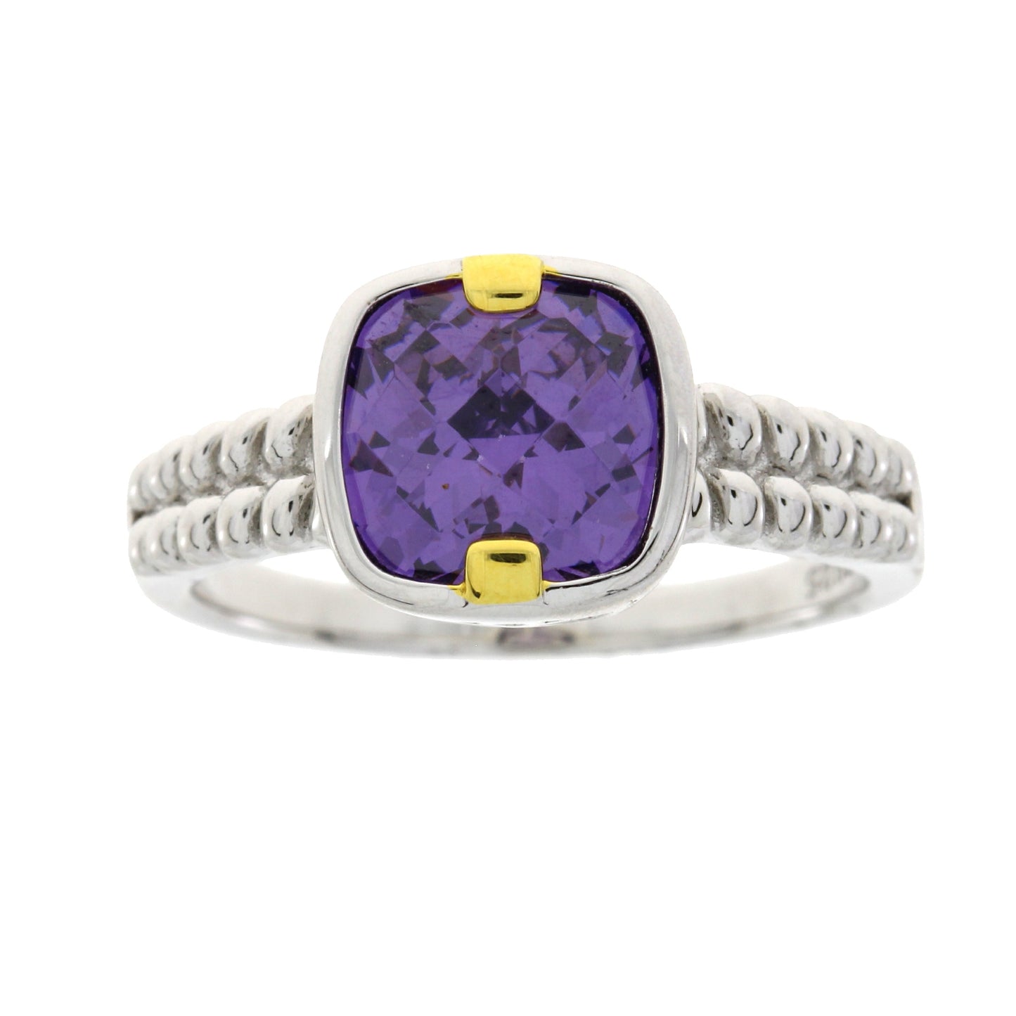 Cubic Zirconium Ring Sterling Silver