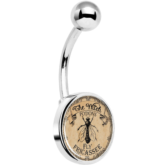 Witches Brew Fly Fricassee Halloween Belly Ring