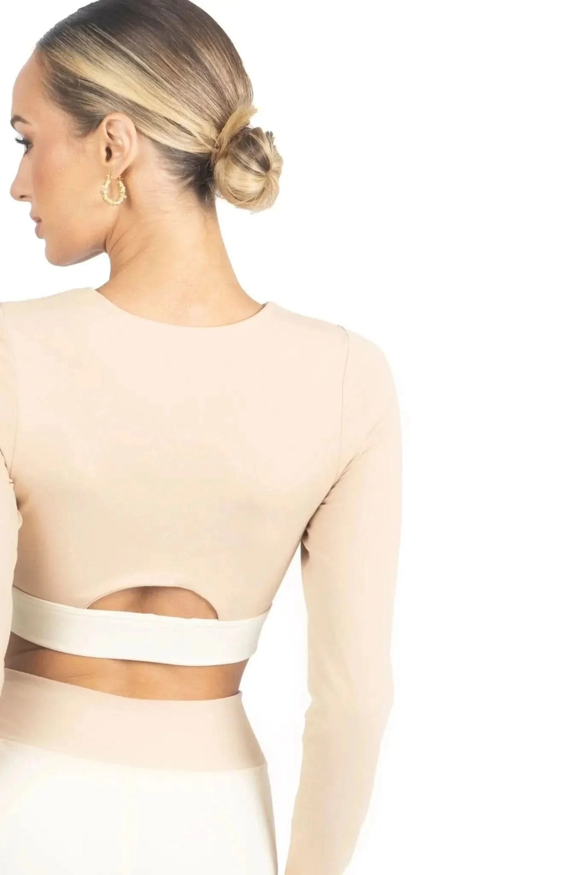Alisha Color Block Activewear Long Sleeve Top