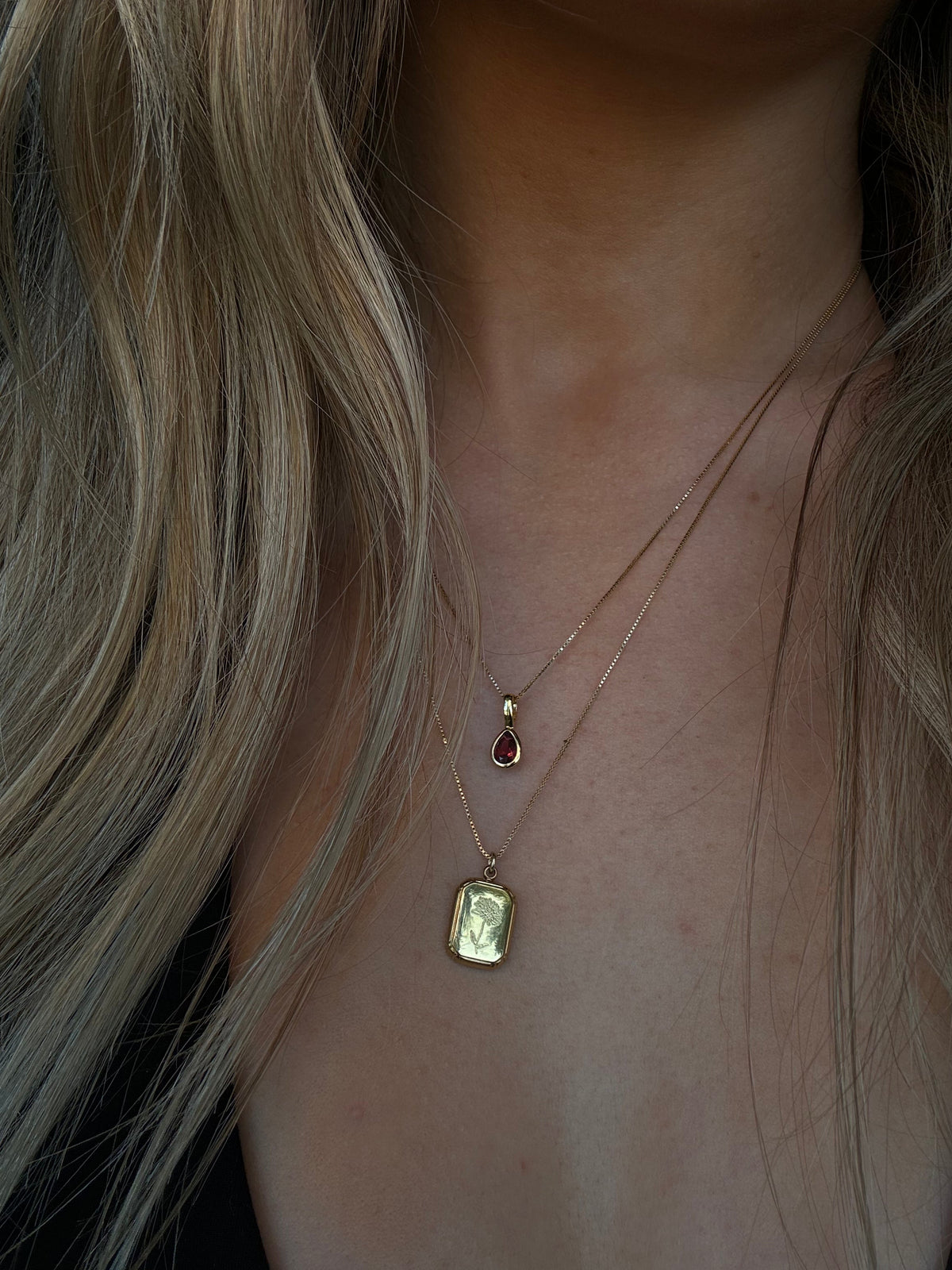 Audrey Birth Flower Necklace