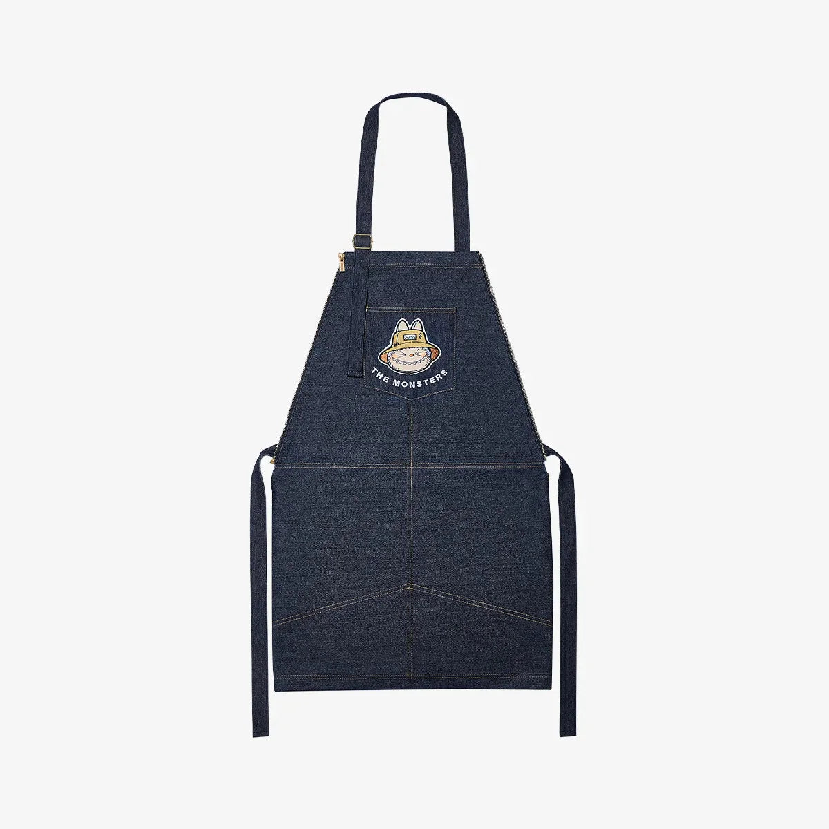 Authentic Labubu THE MONSTERS FALL IN WILD SERIES – DENIM APRON BAG