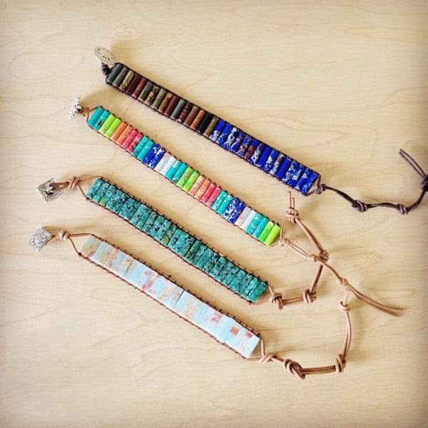 xxWoven Multi-Colored Regalite Beaded Bracelet