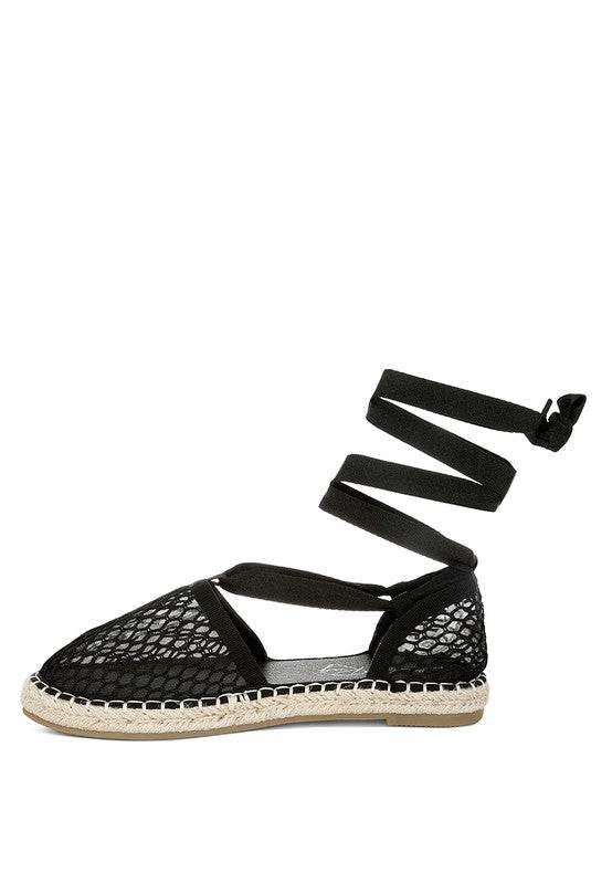 Sonara Mesh Flat Espadrille Sandals