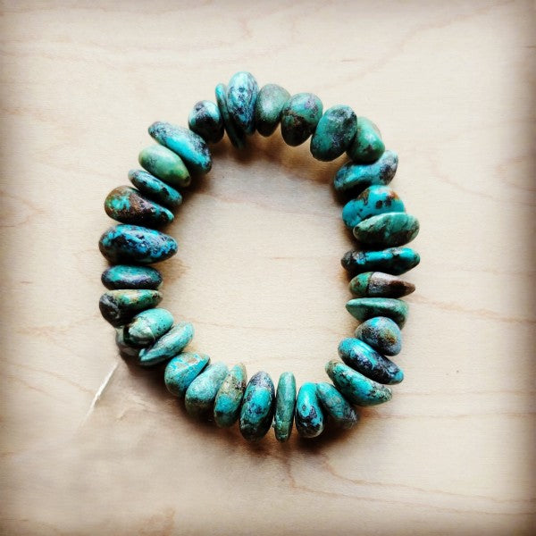 Chunky Natural Turquoise Bracelet