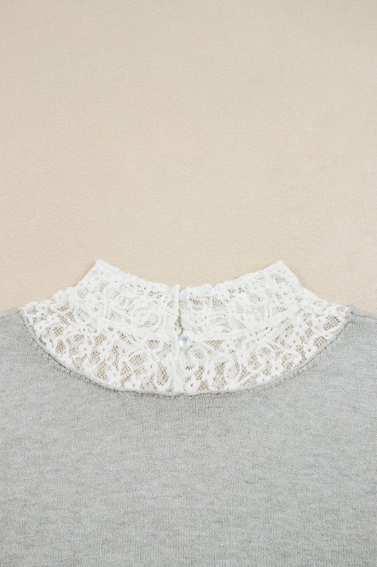 Sophia Patchwork Drop Shoulder Sweater