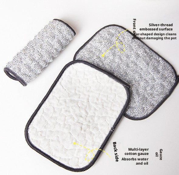 Silver wire dishcloth-1 piece