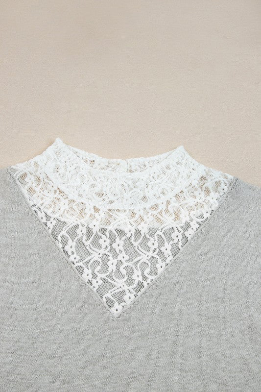 Sophia Patchwork Drop Shoulder Sweater