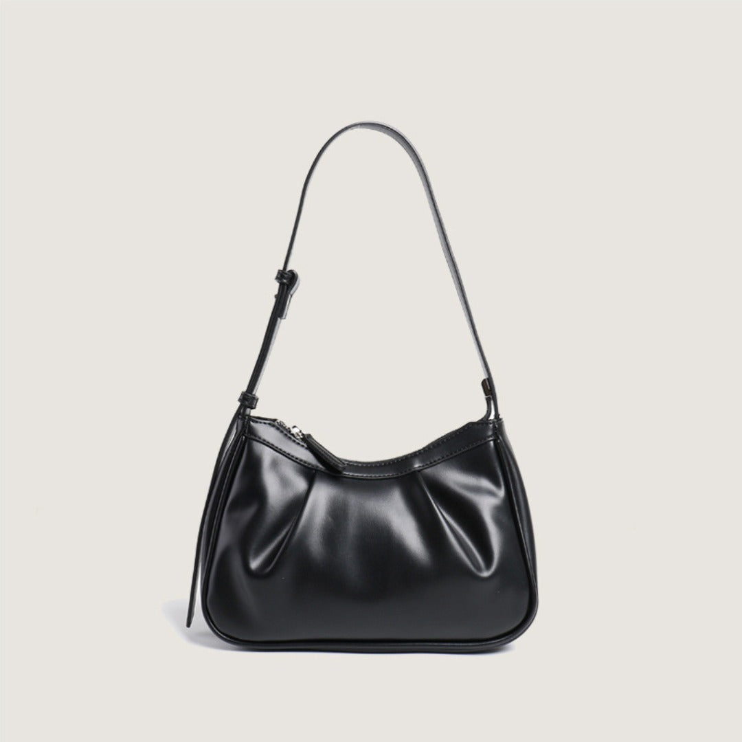Women's bag pleated underarm bag hobo small shoulder bag for women