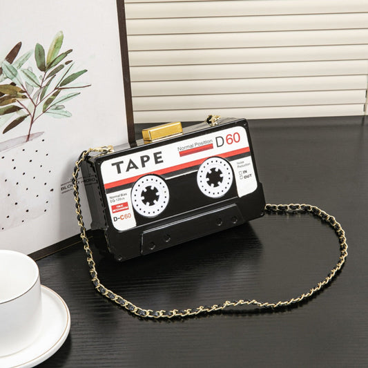 Tape Chain Clutch Purse, Clutch Purse, Clutch Purse Casual, Clutch Purse Party, Prom Bag