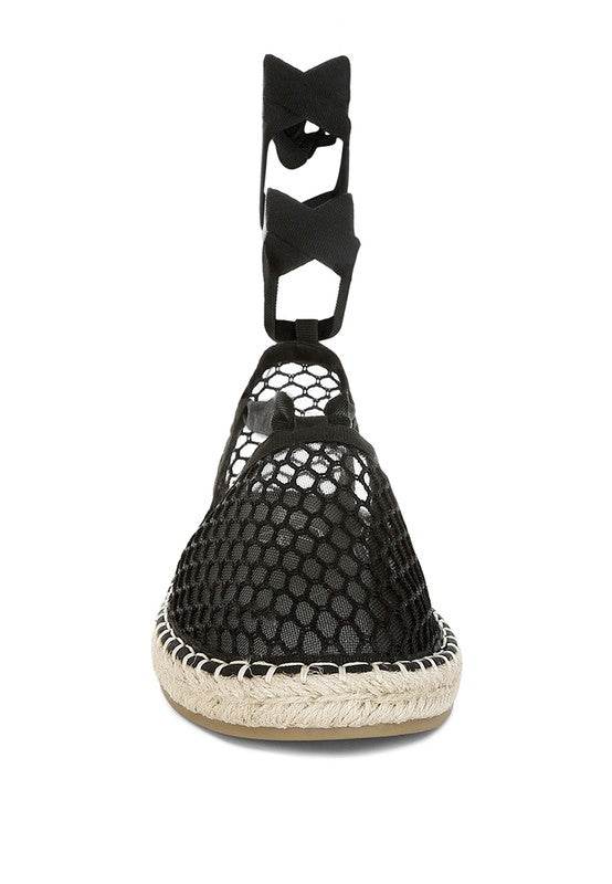 Sonara Mesh Flat Espadrille Sandals