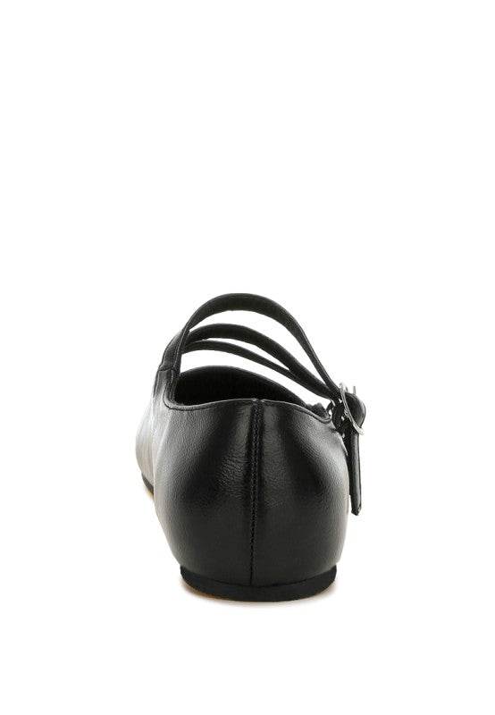 Macarina Triple Strap Mary Jane Ballerinas
