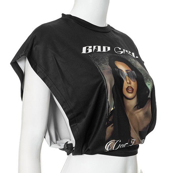 Bad Girl Y2K Graphic Top