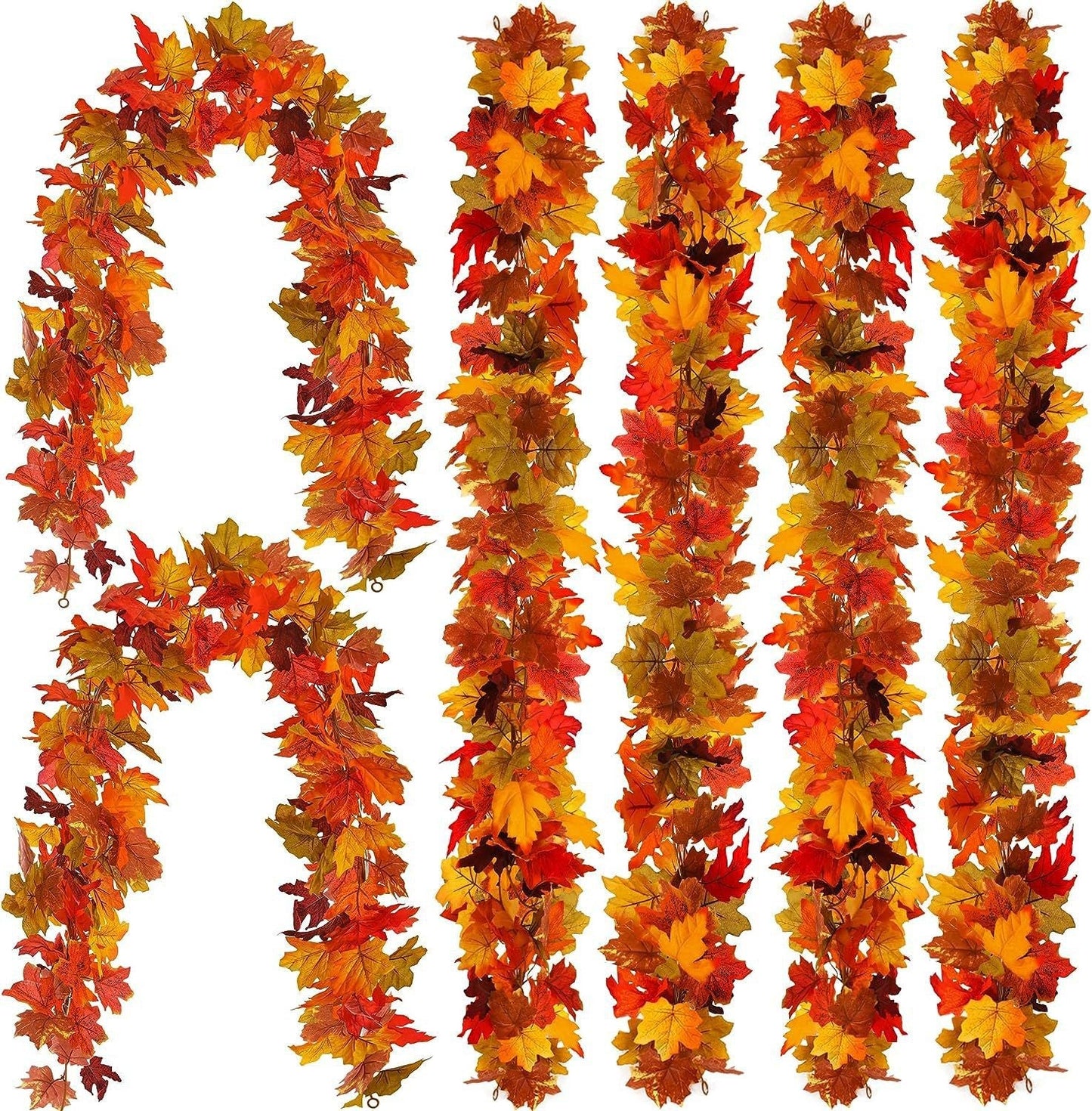 Autumn Decorative Rattan-B Maple Leaf-1 pack