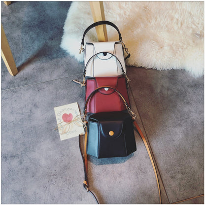 Mini crossbody bucket bag, bag women's fashion simple mini crossbody purse, versatile shoulder crossbody bag