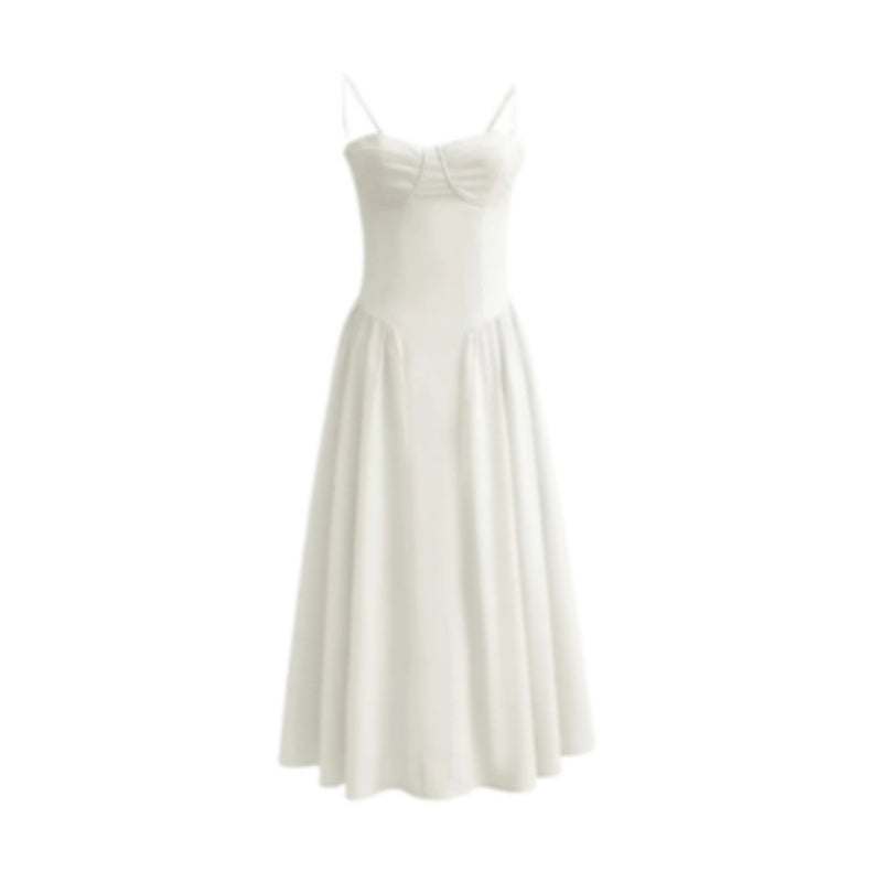Suspender Dress Summer Elegant