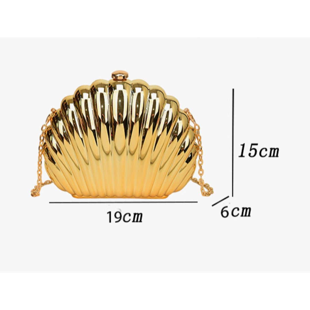 Shell Box Bag, Clutch Purse, Dinner Purse evening Clutch Purse Party, Prom Bag, Party Purse,