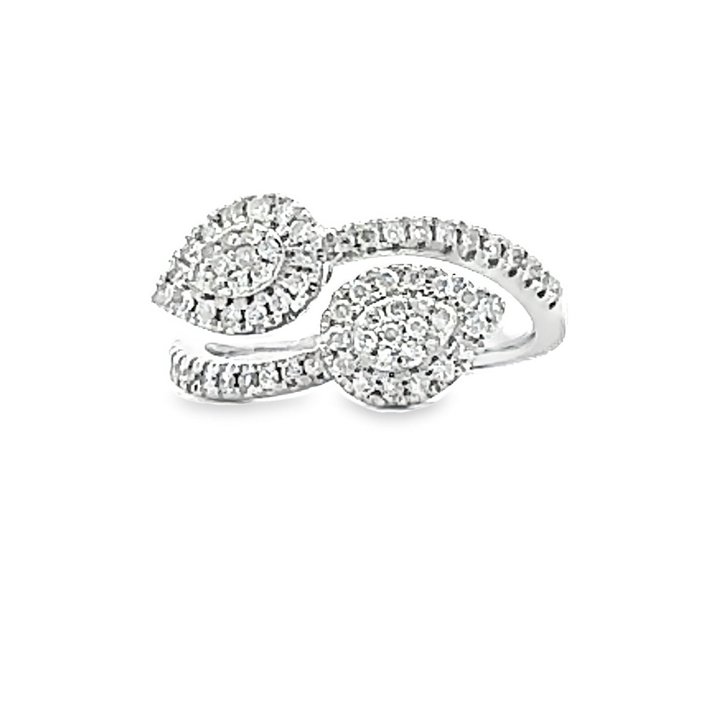 Genuine .50ct Diamond Ring 10KT White Gold