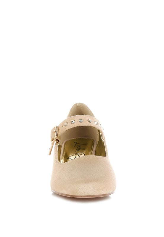 Sima Studded Mary Jane Pumps