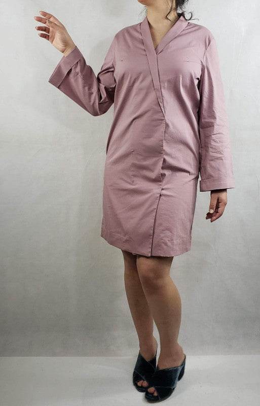 WRAPPED DRESS WIDE OPEN SLEEVES
