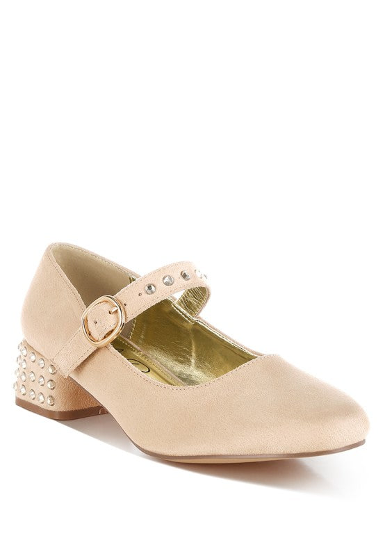Sima Studded Mary Jane Pumps