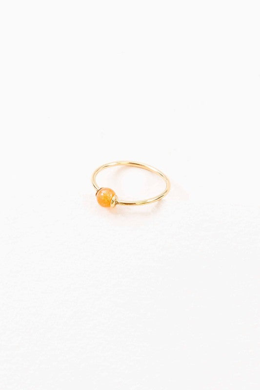 Simple Stone Ring | Honey