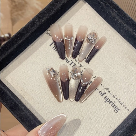 1033- Handmade press on nails fake nails removable