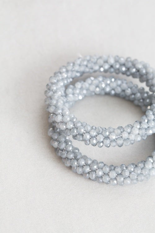 Beaded Rope Bracelet Frost