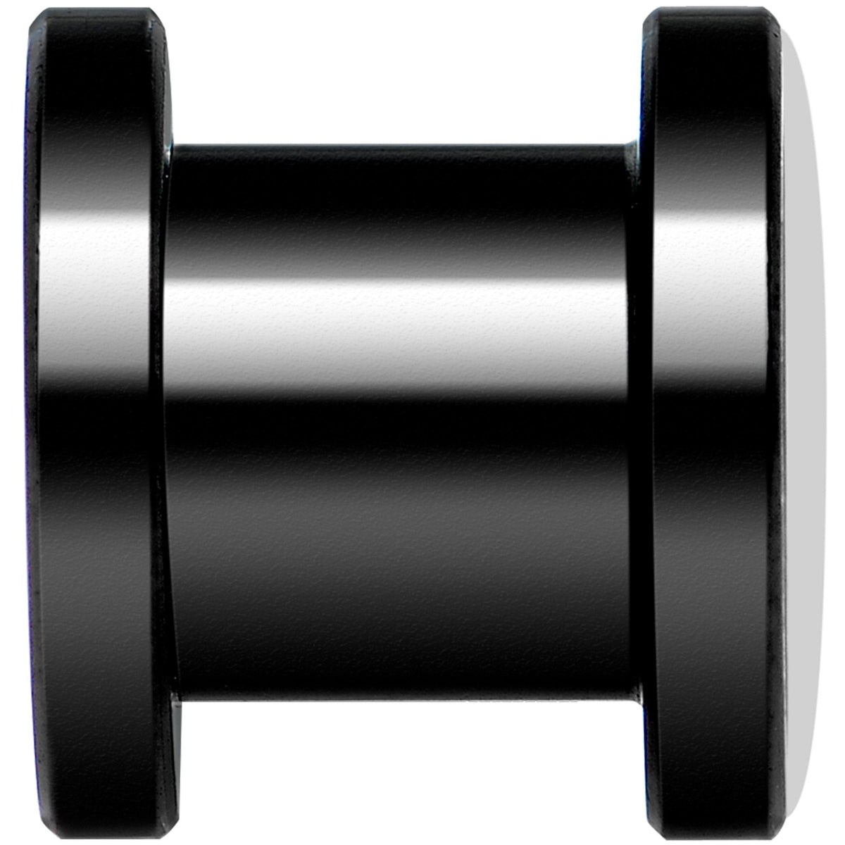 Undead Bride and Groom Halloween Black Anodized Plug Set 0G