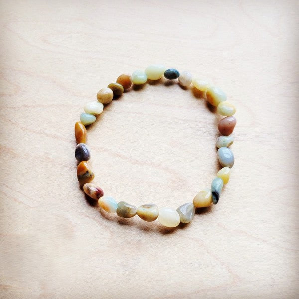 Amazonite Beaded Stretch Bracelet