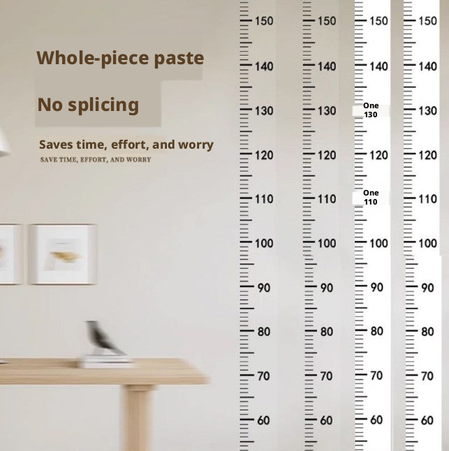 Height wall sticker-transparent version-200cm-1 piece