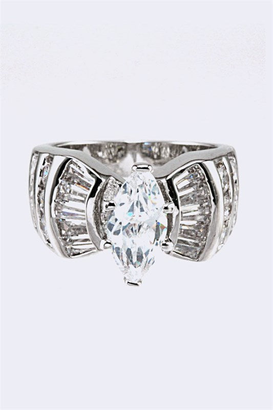 Cubic Zirconia Engagement Ring