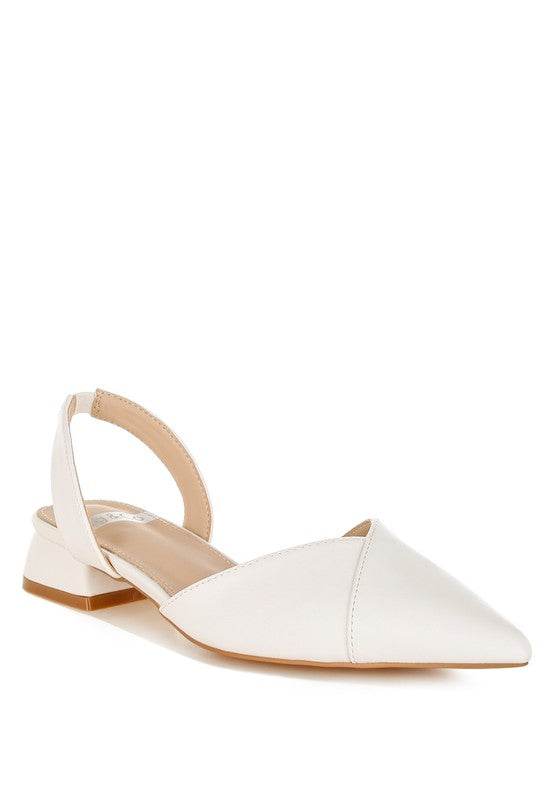Tijay Soft Real Leather Slingback Sandals