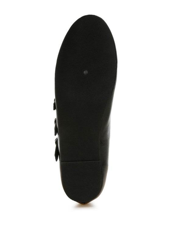 Macarina Triple Strap Mary Jane Ballerinas