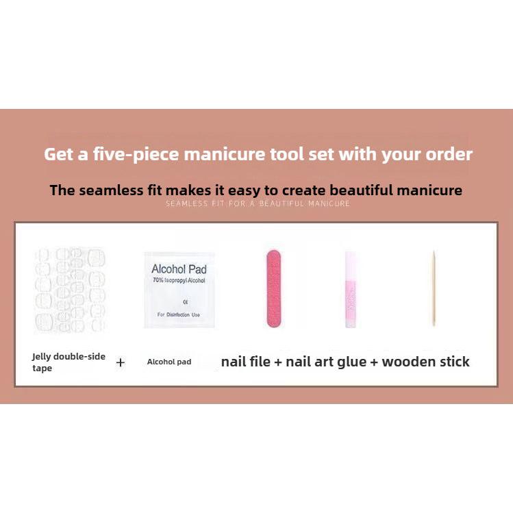 1045- Handmade press on nails fake nails removable Handmade Drawing Nails
