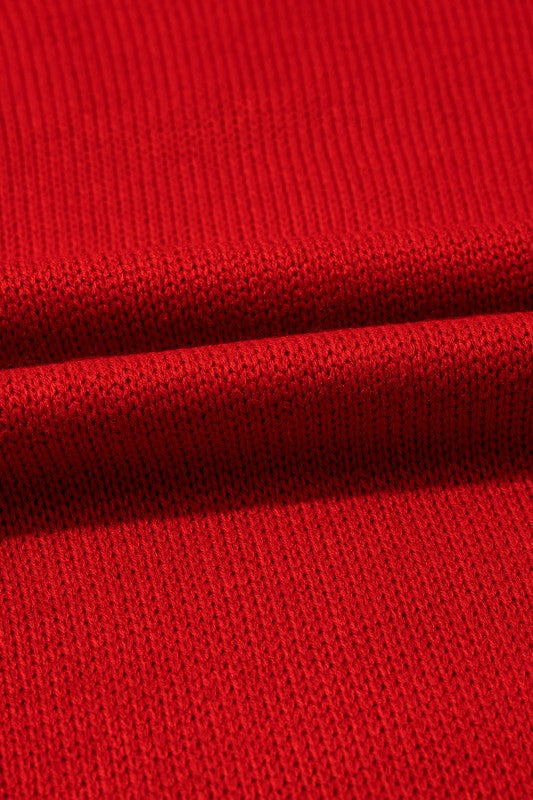 Christmas Merry Sequin Turtleneck Sweater