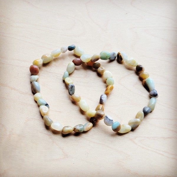 Amazonite Beaded Stretch Bracelet