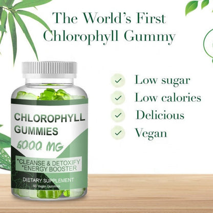 Green Pigment Gummy Candy In Bottle