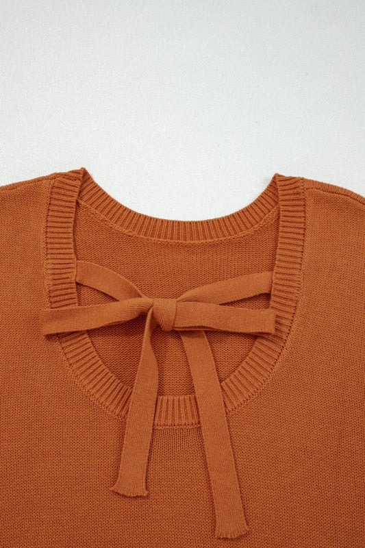 Abigail Trim Drop Shoulder Sweater