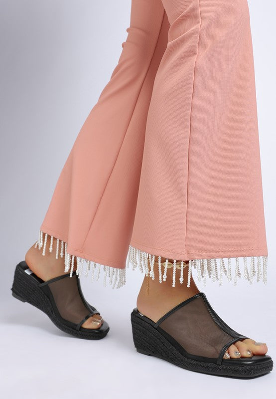 Seraphine Breathable Mesh Slip-On Wedges